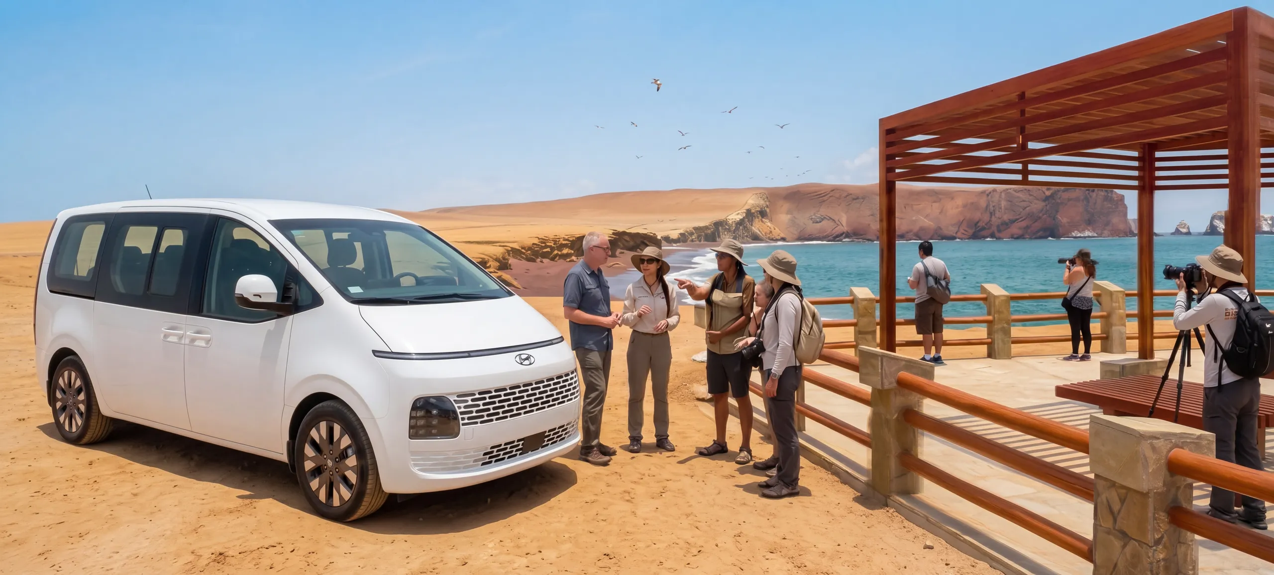 Transporte turístico a Paracas desde Lima e Ica